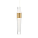 Mini Pendants Glass Down by Visual Comfort Modern ( 182 | SLPD396MO27NB Lassell ) 