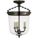 Semi-Flush Mts. Bowl Style by Visual Comfort Signature ( 268 | TOB 4212BZ Merchant ) 