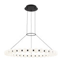 Large Chandeliers Glass Shade by Visual Comfort Modern ( 182 | 700OBT36B-LED927 Orbet ) 