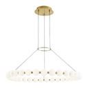 Large Chandeliers Glass Shade by Visual Comfort Modern ( 182 | 700OBT36NB-LED927 Orbet ) 