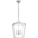 Foyer/Hall Lanterns Open Frame by Visual Comfort Signature ( 268 | CHC 2165PN Darlana ) 