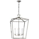 Foyer/Hall Lanterns Open Frame by Visual Comfort Signature ( 268 | CHC 2177PN Darlana ) 