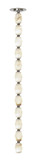 Pendants Glass Down by Visual Comfort Modern ( 182 | SLPD55127ALBNR Collier ) 