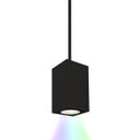 Mini Pendants Metal Shade by W.A.C. Lighting ( 34 | DC-PD05-S-CC-BK Cube Arch ) 