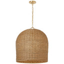 Pendants Glass Down by Visual Comfort Signature ( 268 | MF 5047SB-NTW Nancy ) 