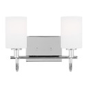 Bathroom Fixtures Two Lights by Visual Comfort Studio ( 454 | 4457102EN3-05 Oak Moore ) 