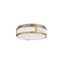 Flush Mounts Drum Shade by W.A.C. Lighting ( 34 | FM-27214-AB Constantine ) 