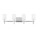 Bathroom Fixtures Four Lights by Visual Comfort Studio ( 454 | 4457104-05 Oak Moore ) 