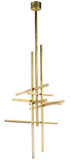 Mid. Chandeliers Geometric/Linear by Visual Comfort Modern ( 182 | SLPD56327CCHAB Cityscape ) 