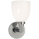 Sconces Single Glass by Visual Comfort Signature ( 268 | SL 2841CH-WG Wilton ) 