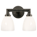 Bathroom Fixtures Two Lights by Visual Comfort Signature ( 268 | SL 2842BZ-WG Wilton ) 