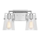 Bathroom Fixtures Two Lights by Visual Comfort Studio ( 454 | DJV1032CH Crofton ) 