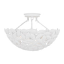 Semi-Flush Mts. Bowl Style by Visual Comfort Studio ( 454 | AF1173TXW Kelan ) 