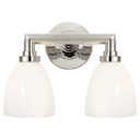 Bathroom Fixtures Two Lights by Visual Comfort Signature ( 268 | SL 2842PN-WG Wilton ) 