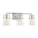 Bathroom Fixtures Three Lights by Visual Comfort Studio ( 454 | DJV1033BS Crofton ) 