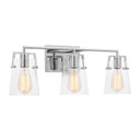 Bathroom Fixtures Three Lights by Visual Comfort Studio ( 454 | DJV1033CH Crofton ) 