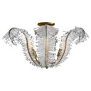 Semi-Flush Mts. Bowl Style by Visual Comfort Signature ( 268 | NW 4051GI-CG Calais ) 