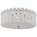 Flush Mounts Drum Shade by Visual Comfort Signature ( 268 | ARN 4126PN-ALB Bonnington ) 