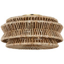 Semi-Flush Mts. Drum Shade by Visual Comfort Signature ( 268 | CHC 4015AB/NAB Antigua ) 