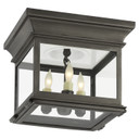 Flush Mounts Cage Style by Visual Comfort Signature ( 268 | CHC 4128BZ-CG Club Square ) 