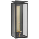 Exterior Wall Mt./Flush by Visual Comfort Signature ( 268 | CHO 2551BLK-CG Fresno Gas ) 