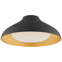 Flush Mounts Metal Shade by Visual Comfort Signature ( 268 | ARN 4351MBK-SWG Agnes ) 