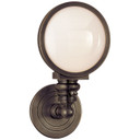 Sconces Single Glass by Visual Comfort Signature ( 268 | SL 2935BZ-WG Boston ) 