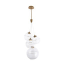 Pendants Glass Down by W.A.C. Lighting ( 34 | PD-20004-AB Bistro ) 
