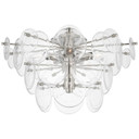 Semi-Flush Mts. Multi-port/Cluster by Visual Comfort Signature ( 268 | ARN 4451PN-CSG Loire ) 