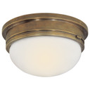 Flush Mounts Bowl Style by Visual Comfort Signature ( 268 | SL 4002HAB-WG Marine ) 