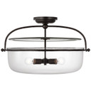 Semi-Flush Mts. Bowl Style by Visual Comfort Signature ( 268 | CHC 4272AI-CG Lorford ) 