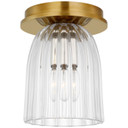 Flush Mounts Glass Down by Visual Comfort Signature ( 268 | ARN 4500HAB-CG Asalea ) 