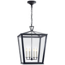 Exterior Hanging by Visual Comfort Signature ( 268 | CHO 5085BZ Darlana Outdoor ) 