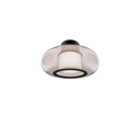 Semi-Flush Mts. Glass Down by W.A.C. Lighting ( 34 | FM-48513-30-BK Doma ) 