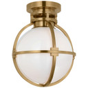 Flush Mounts Cage Style by Visual Comfort Signature ( 268 | CHC 4483AB-WG Gracie ) 