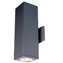 Exterior Sconces by W.A.C. Lighting ( 34 | DC-WE0622EMS927SGH Cube Arch ) 