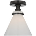 Flush Mounts Glass Down by Visual Comfort Signature ( 268 | CHC 4525BZ-WG Parkington ) 