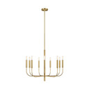 Mid. Chandeliers Candle by Visual Comfort Studio ( 454 | EC1009BBS Brianna ) 