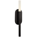 Sconces Single Glass by Visual Comfort Signature ( 268 | KW 2281BZ-EC Rousseau ) 