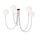 Mid. Chandeliers Glass Up by Visual Comfort Modern ( 182 | PBCH36827OPB Helium ) 