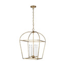 Foyer/Hall Lanterns Open Frame by Visual Comfort Studio ( 454 | CC1094ADB Stonington ) 