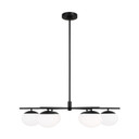 Mid. Chandeliers Glass Down by Visual Comfort Studio ( 454 | EC1246AI Lune ) 