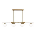 Linear/Island 4 Light + by Visual Comfort Studio ( 454 | EC1276BBS Lune ) 