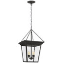Foyer/Hall Lanterns Glass w/Frame by Visual Comfort Signature ( 268 | SL 5871BR Cornice ) 