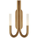 Sconces Double Glass by Visual Comfort Signature ( 268 | KW 2283AB-EC Rousseau ) 