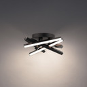 Flush Mounts Geometric/Linear by W.A.C. Lighting ( 34 | FM-73116-30-BK Parallax ) 