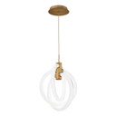 Pendants Glass Down by W.A.C. Lighting ( 34 | PD-27413-30-AB Knot ) 