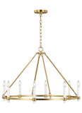 Mid. Chandeliers Candle by Visual Comfort Studio ( 454 | CC1458BBS Marston ) 
