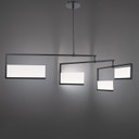 Linear/Island Geometric/Linear by W.A.C. Lighting ( 34 | PD-29256-BK Quartet ) 