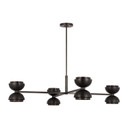 Large Chandeliers Metal Shade by Visual Comfort Modern ( 182 | SLCH13727BZ Shanti ) 